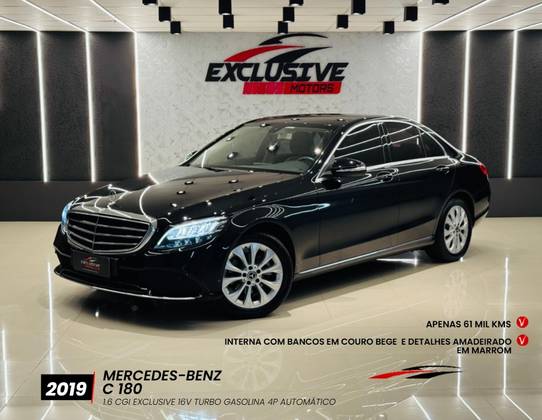 MERCEDES-BENZ C 180 1.6 CGI GASOLINA EXCLUSIVE 9G-TRONIC